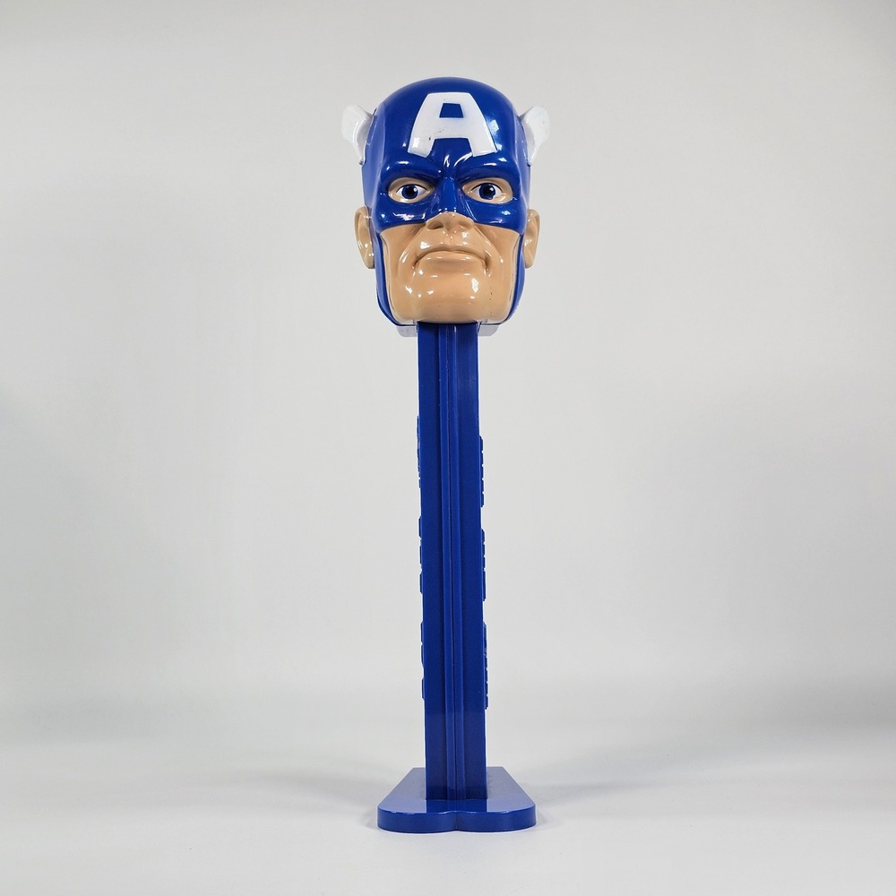Marvel Captain America Giant PEZ Candy Dispenser 12 Inch 2011 Blue Collectible